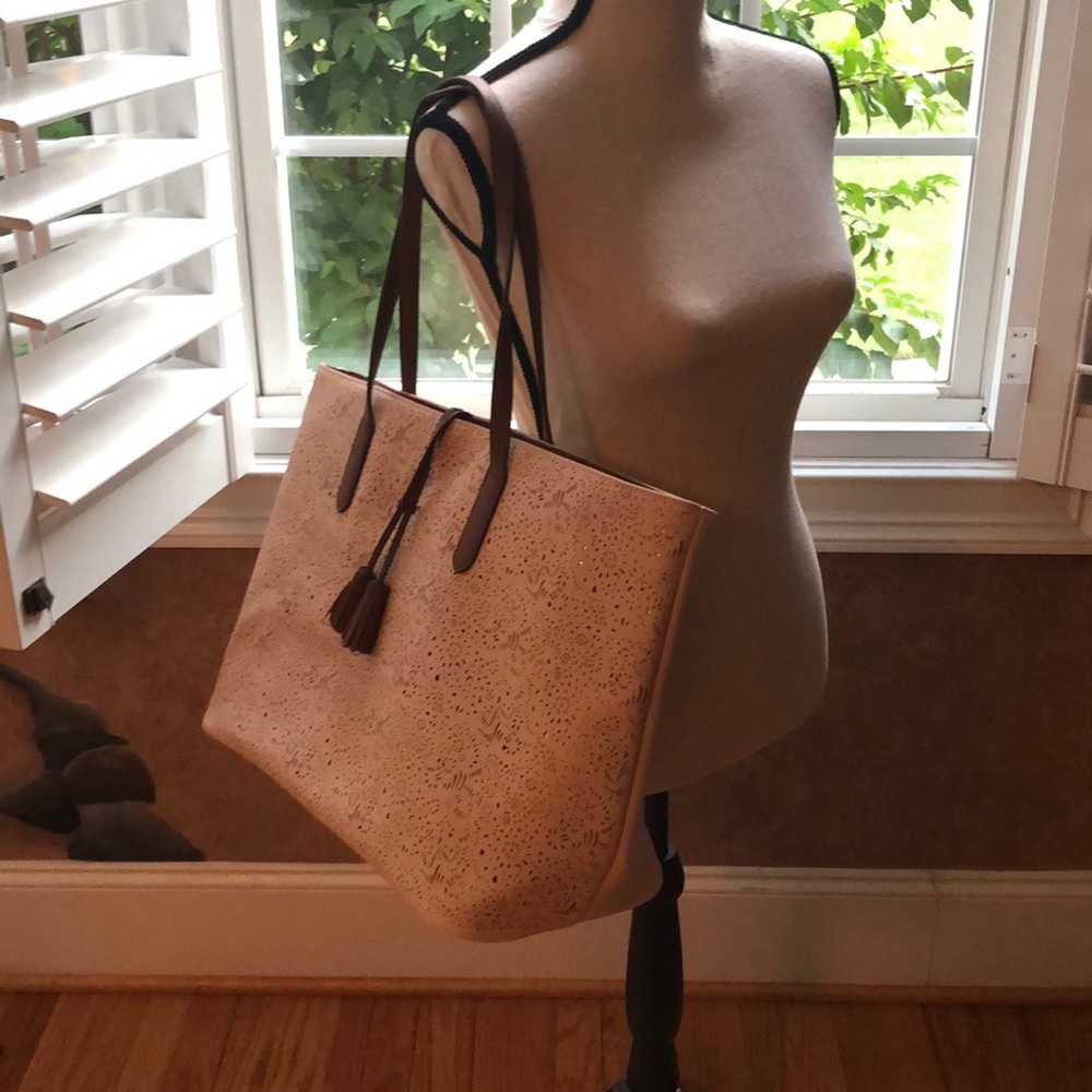 Weekender Bag tan and creme